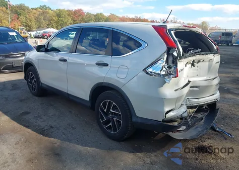 2016 Honda Cr-V Se from USA, damaged, VIN 5J6RM4H41GL122024